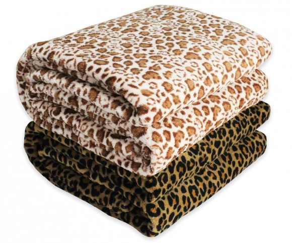 Printed Coral Fleece Blanket