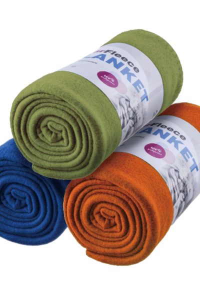 Polar Fleece Blanket In Solid Color