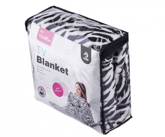 Printed Coral Fleece TV Blanket