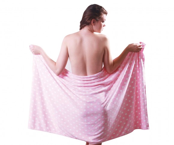 Microfiber printed bath towel