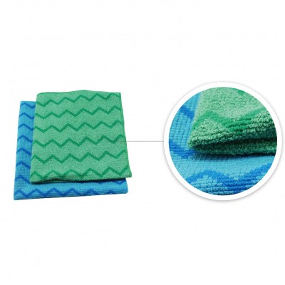 Microfiber Cloth With Wavy Stitches