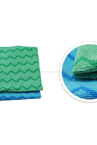 Microfiber Cloth With Wavy Stitches