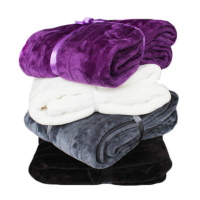 Stock Cheap Faux Fur Throw Blanket