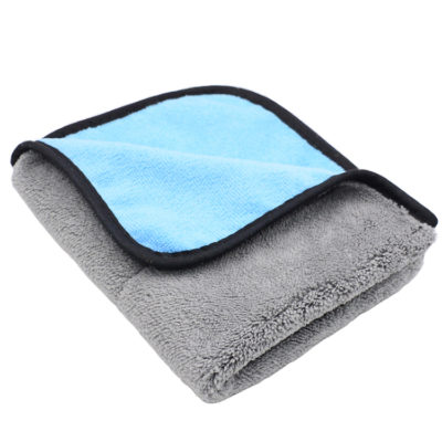 Double Layer Microfiber Car Cleaning Cloth