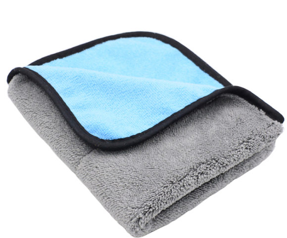 Double Layer Microfiber Car Cleaning Cloth