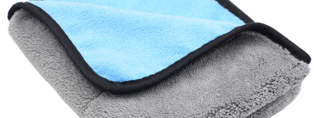 Double Layer Microfiber Car Cleaning Cloth