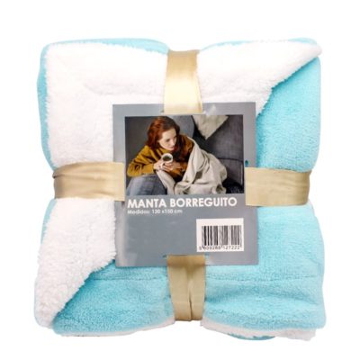 China supplier fuzzy double layer sherpa fleece throw blanket