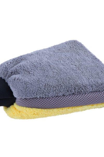 microfiber car cleaning mitt