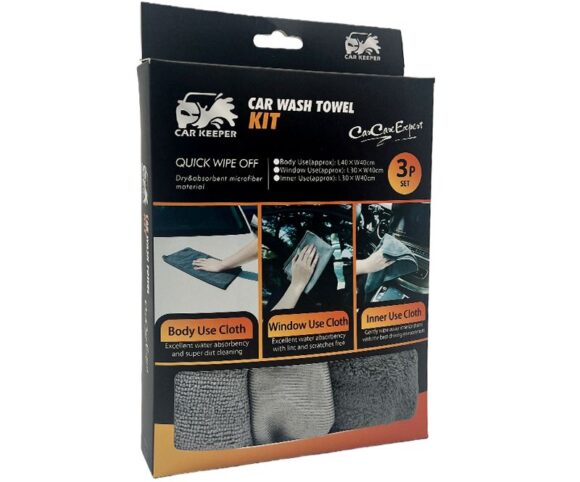 Car wash towel kit